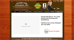 Desktop Screenshot of ozarkoakflooring.com